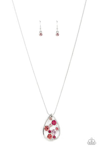 Seasonal Sophistication - Pink necklace- Paparazzi Accessories