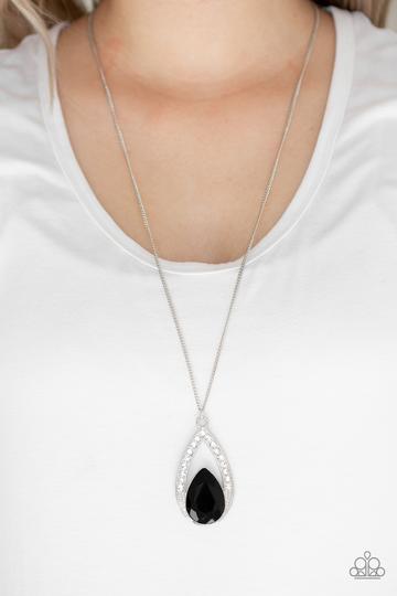 Notorious Noble Black - Paparazzi Necklace