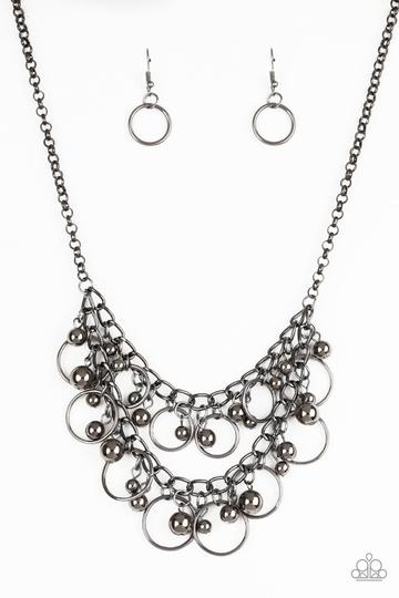 Warning Bells Black - Paparazzi Jewelry