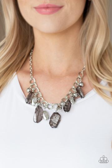 Chroma Drama Black - Paparazzi Necklace