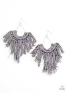 Wanna Piece of Macramé Silver - Paparazzi Jewelry