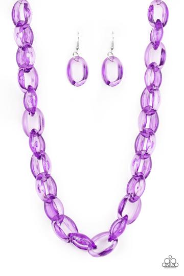 Ice Queen Purple - Paparazzi Necklace