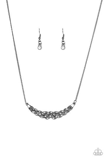 Whatever Floats Your YACHT Black - Paparazzi Necklace
