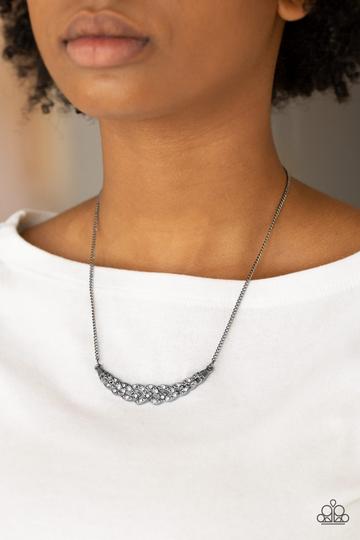 Whatever Floats Your YACHT Black - Paparazzi Necklace