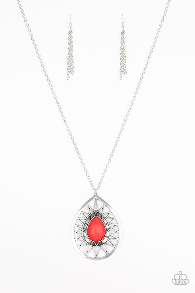 Summer Sunbeam Red - Paparazzi Necklace