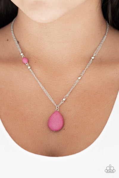 Peaceful Prairie Pink - Paparazzi Accessories
