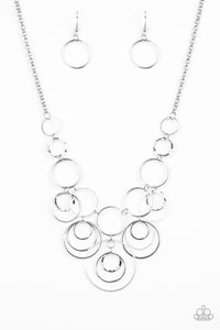 Break The Cycle Silver - Paparazzi Necklace