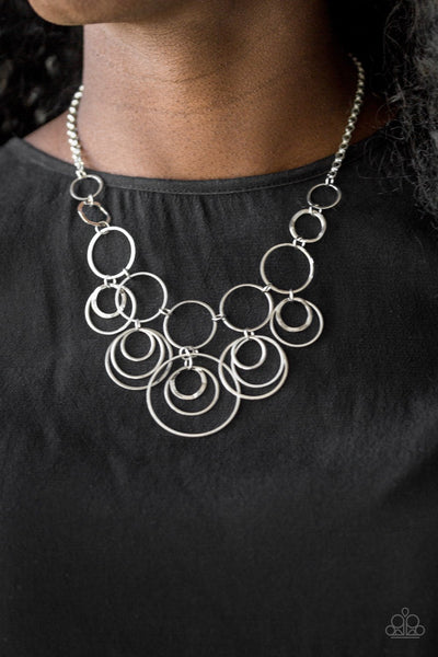 Break The Cycle Silver - Paparazzi Necklace