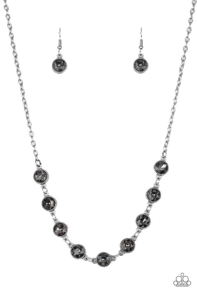 Starlit Socials Silver - Paparazzi Necklace