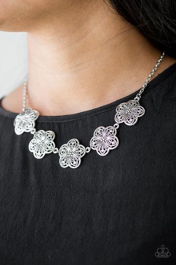 Garden Groove Silver - Paparazzi Necklace