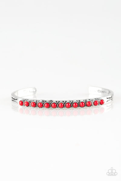 New Age Traveler Red - Paparazzi Bracelet