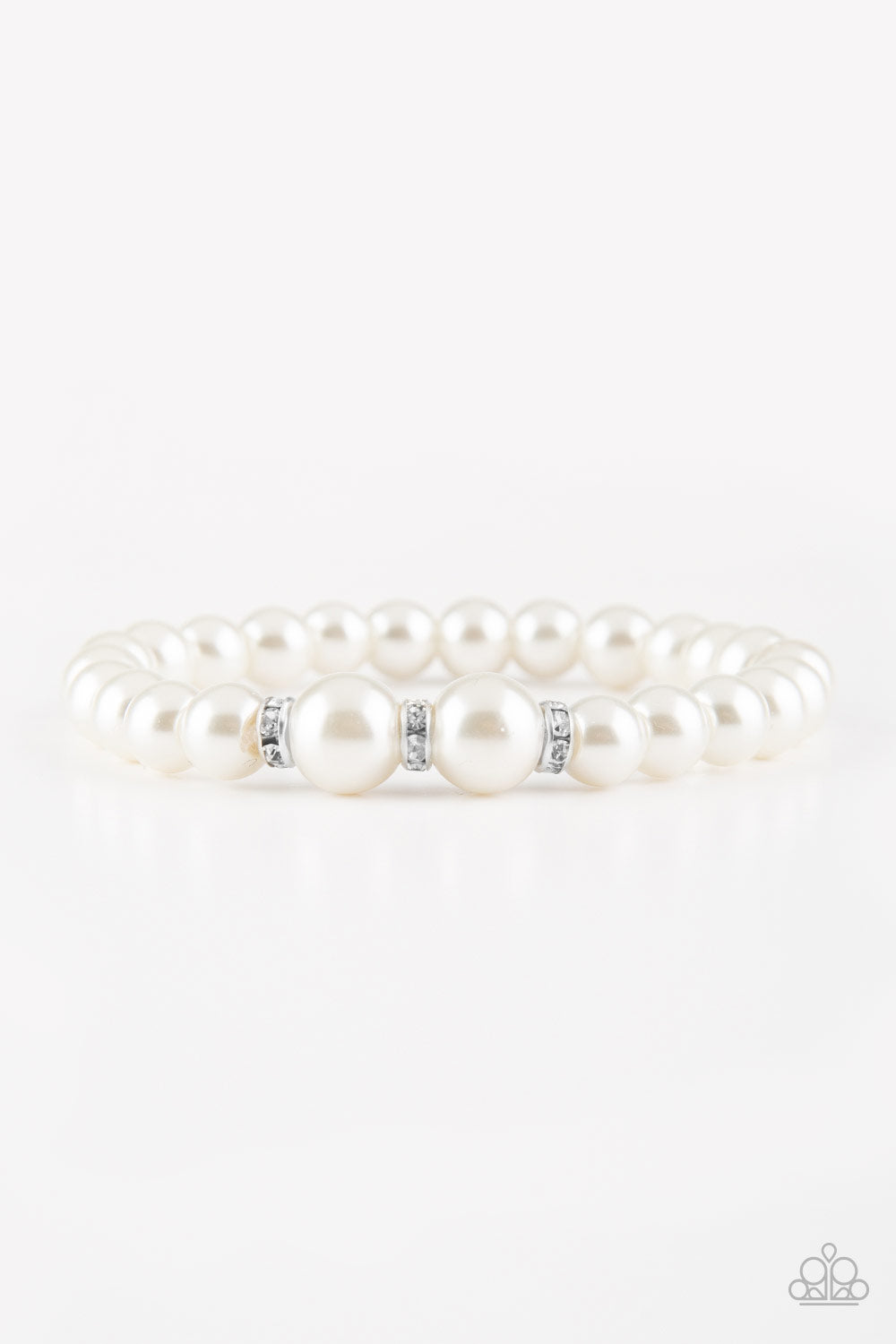 Radiantly Royal - White - Paparazzi Jewelry