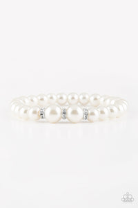 Radiantly Royal - White - Paparazzi Jewelry