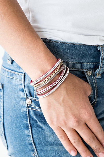 Fashion Fiend Red - Paparazzi Jewelry