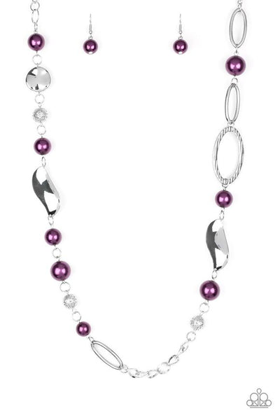 All About Me Purple - Paparazzi Necklace