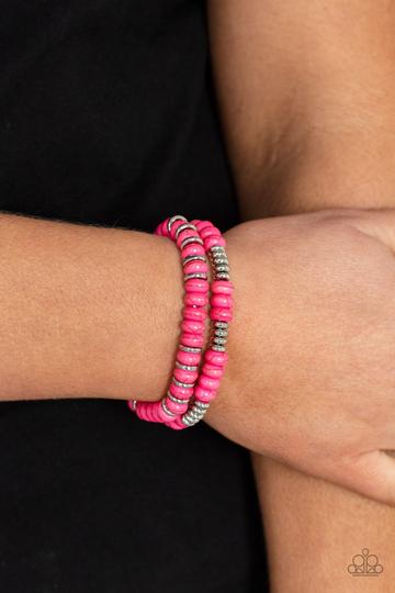 Desert Rainbow - Pink - Paparazzi Jewelry