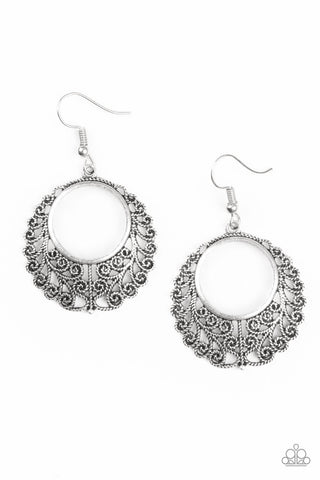 Grapevine Glamour Silver - Paparazzi Jewelry