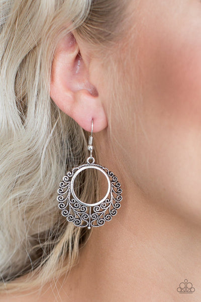 Grapevine Glamour Silver - Paparazzi Jewelry