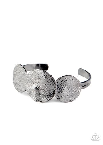 Urban Aftershock Black Bracelet - Paparazzi Jewelry