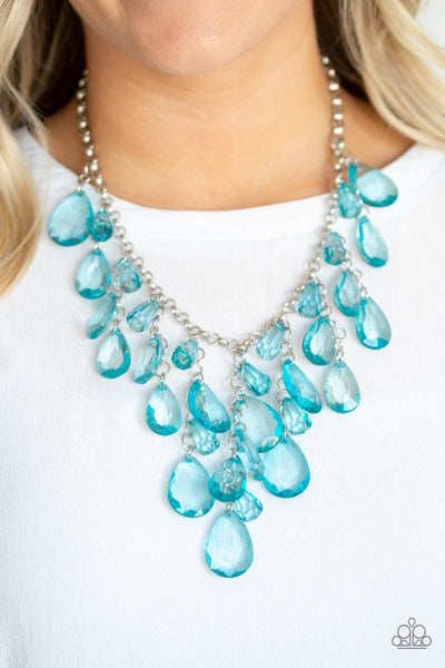 Irresistible Iridescence - Blue Necklace - Paparazzi Accessories