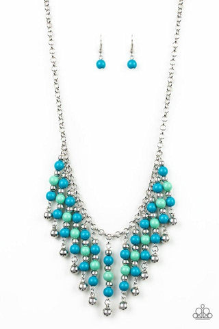 Your Sundae's Best Blue - Paparazzi Necklace