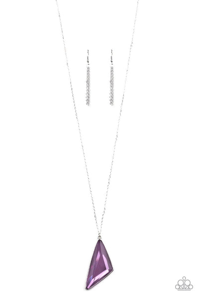 Ultra Sharp Purple - Paparazzi Necklace