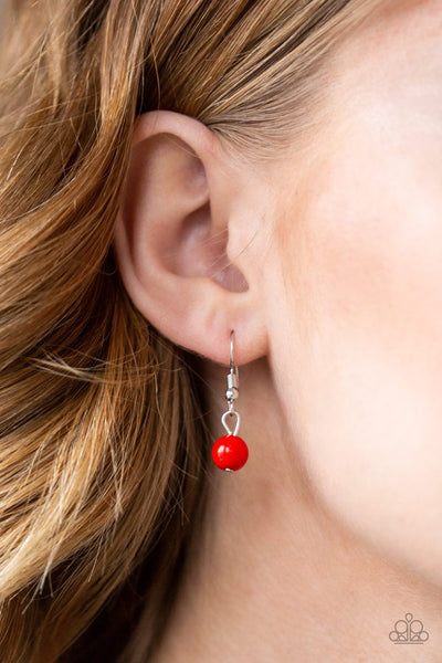 Impressive Edge Red - Paparazzi Necklace