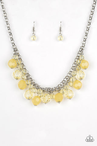 Fiesta Fabulous Yellow - Paparazzi Necklace