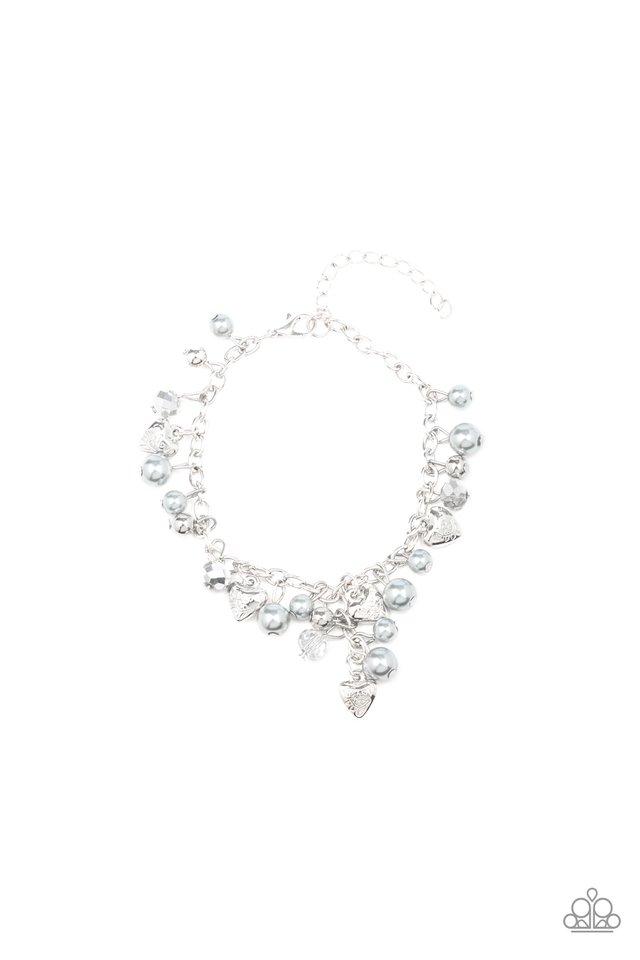 Kensington Kiss silver Bracelet - Paparazzi Accessories