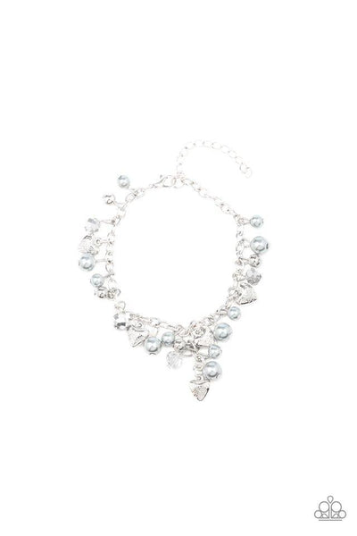 Kensington Kiss silver Bracelet - Paparazzi Accessories