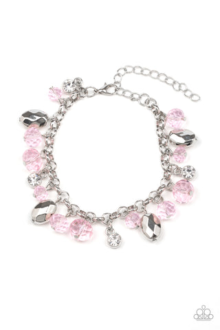 Dazing Dazzle - Pink - Paparazzi Jewelry