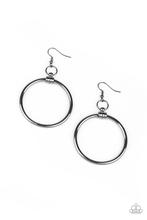 Total Focus Black Earring - Paparazzi Jewelry