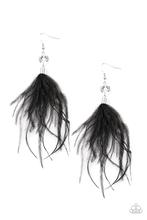 Feathered Flamboyance Black - Paparazzi Jewelry