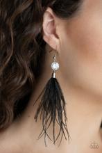 Feathered Flamboyance Black - Paparazzi Jewelry