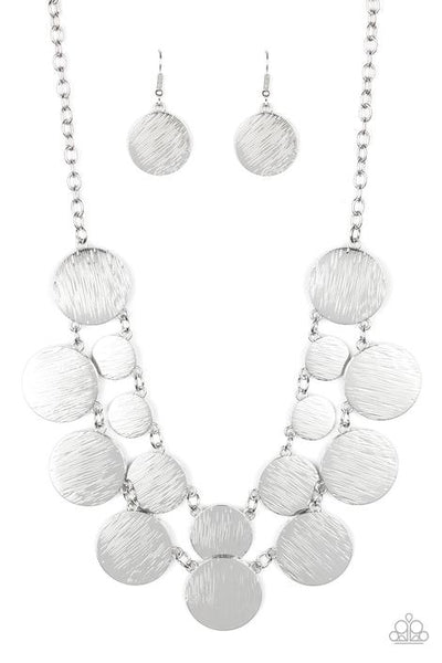 Stop And Reflect Silver - Paparazzi Necklace