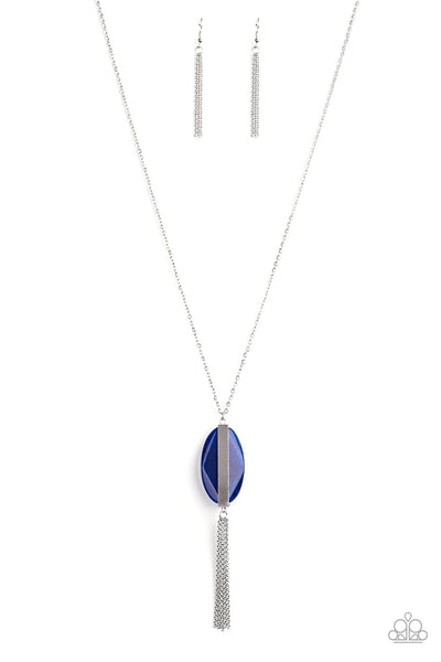 Tranquility Trend - Blue Necklace - Paparazzi Necklace