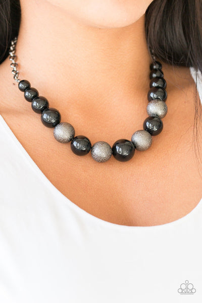 Color Me CEO Black - Paparazzi Necklace
