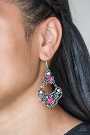 Garden State Glow Multi Earrings - Paparazzi Accessories