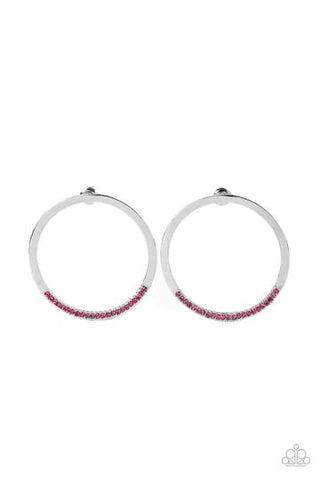 Spot On Opulence Pink Earrings - Paparazzi Accessories