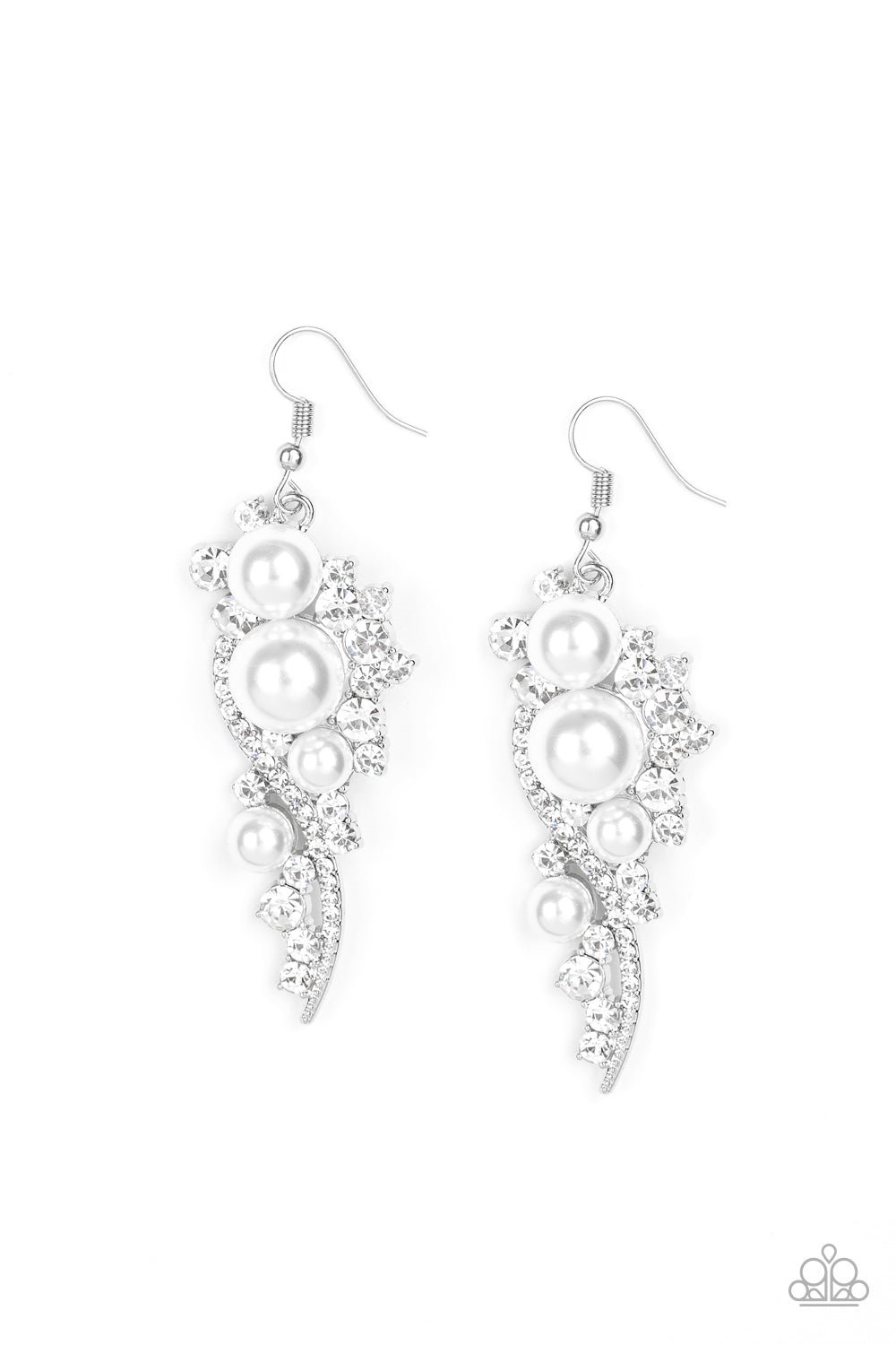 High-End Elegance - White - Paparazzi Jewelry