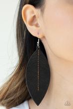 Naturally Beautiful Black - Paparazzi Earring