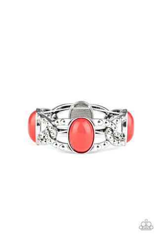 Dreamy Gleam Red - Paparazzi Bracelet