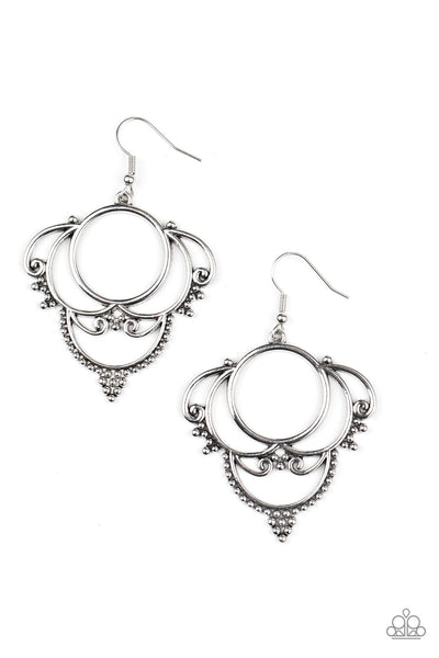 Metallic Macrame - Silver - Paparazzi Jewelry