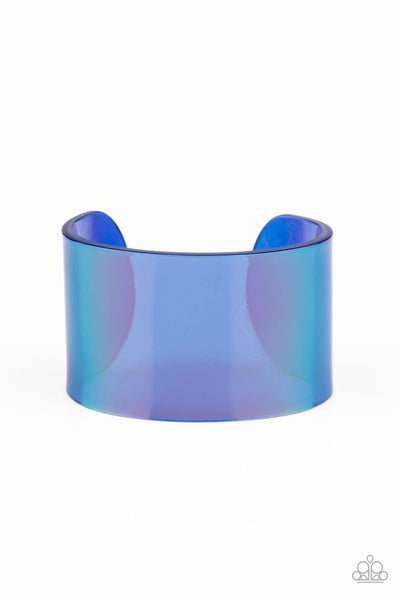 Homographic Aura - Blue Bracelet - Paparazzi Accessories