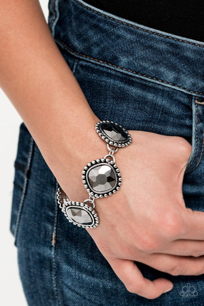 Megawatt Silver - Paparazzi Bracelet