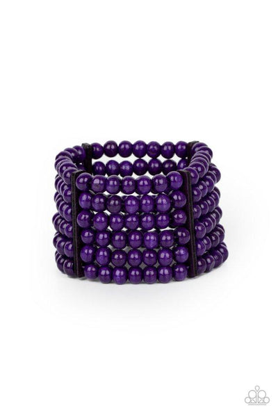 Tanning In Tanzania Purple - Paparazzi Jewelry