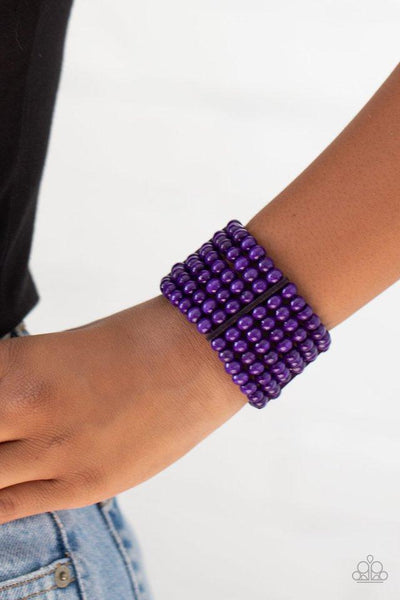 Tanning In Tanzania Purple - Paparazzi Jewelry