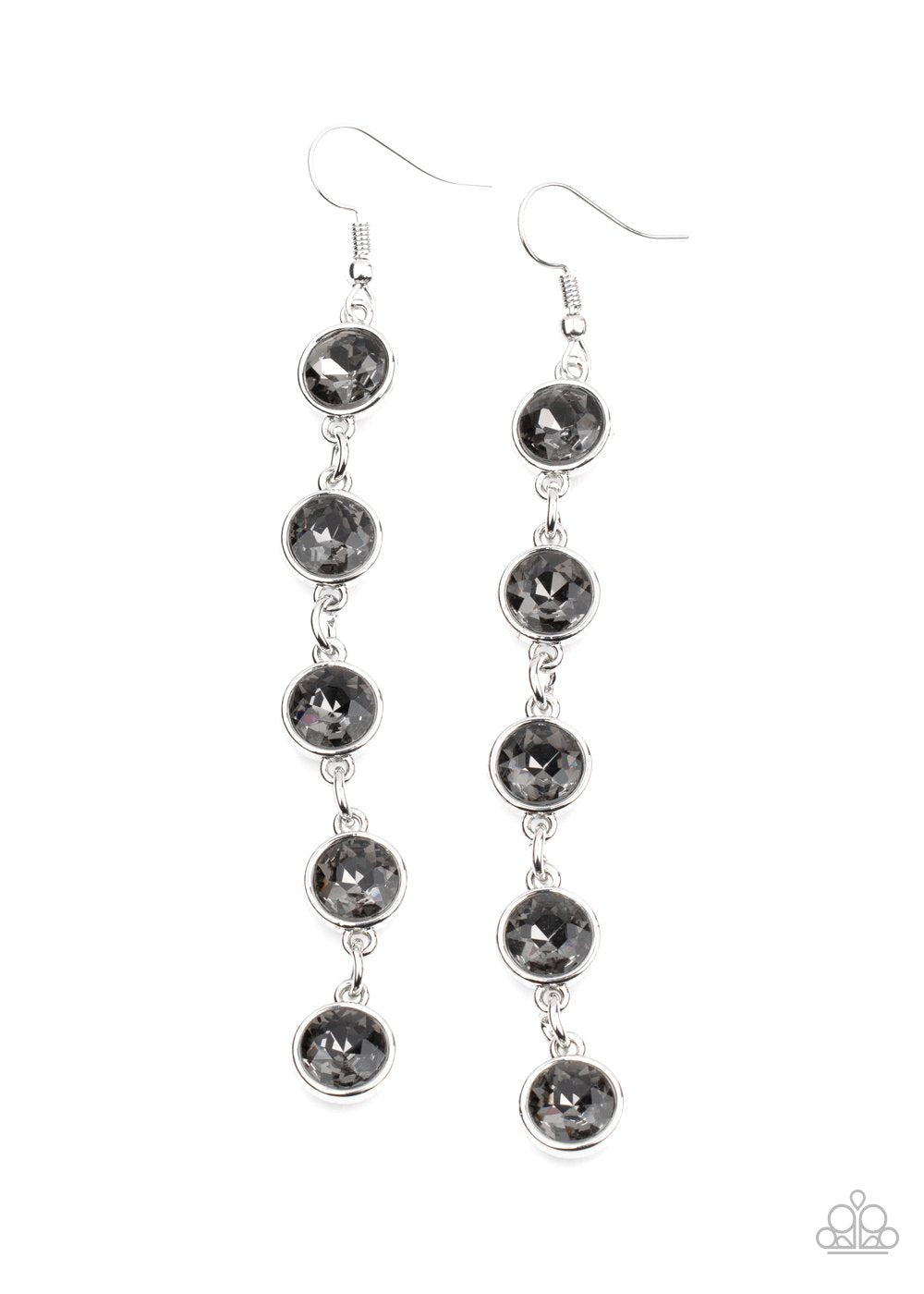 Trickle Down Twinkle Silver - Paparazzi Accessories