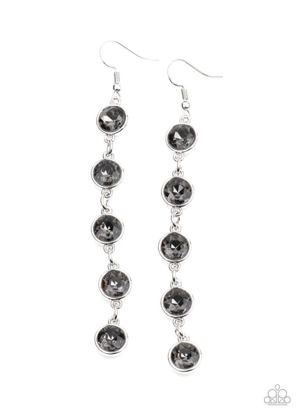Trickle Down Twinkle Silver - Paparazzi Accessories