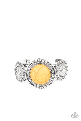 Mojave Motif - Yellow - Paparazzi Jewelry